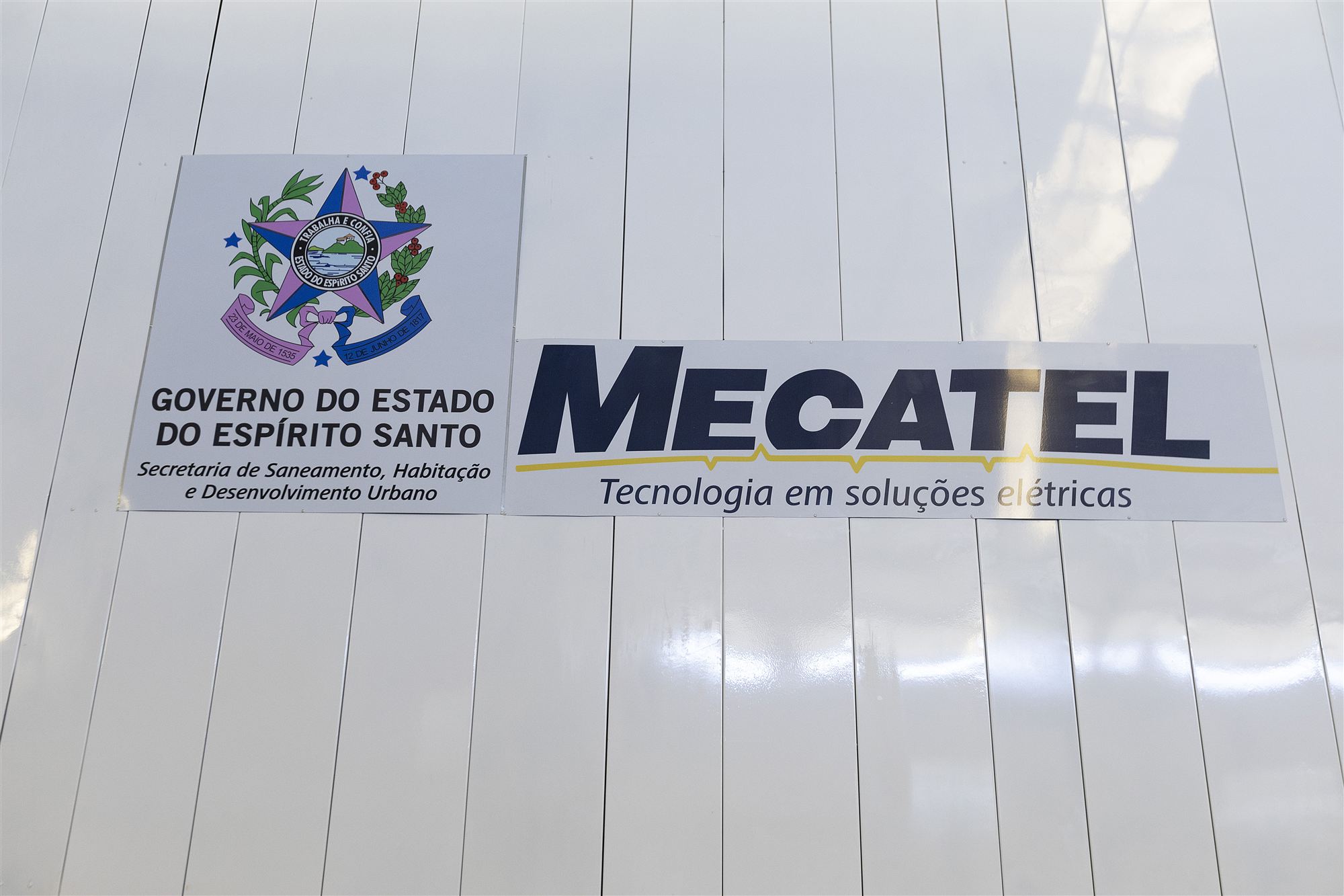 Identificação do projeto Mecatel entregue ao Governo do Espírito Santo